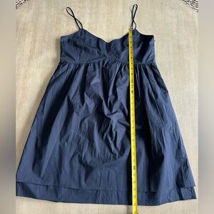 10 Crosby Derek Lam Navy Spaghetti-Strap Mini Dress EUC